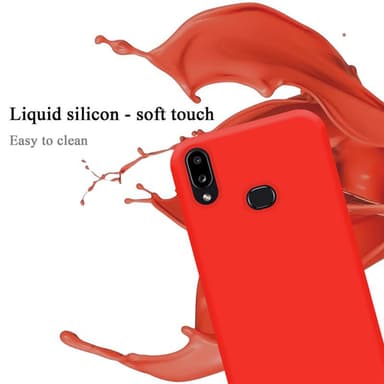 Samsung Galaxy A10s / M01s Skal Fodral Case (Röd)