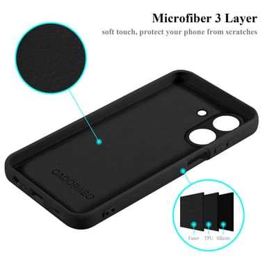 Xiaomi Redmi 13C Skal Fodral Case (Svart)