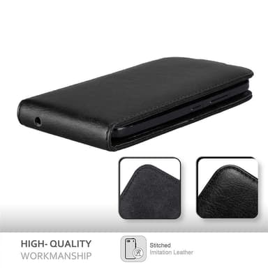 Motorola MOTO C PLUS Flipfodral Skal (Svart)