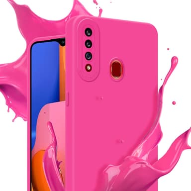Samsung Galaxy A20s Skal Fodral Case (Rosa)