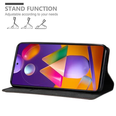 Samsung Galaxy M31s Skal Fodral Case (Brun)