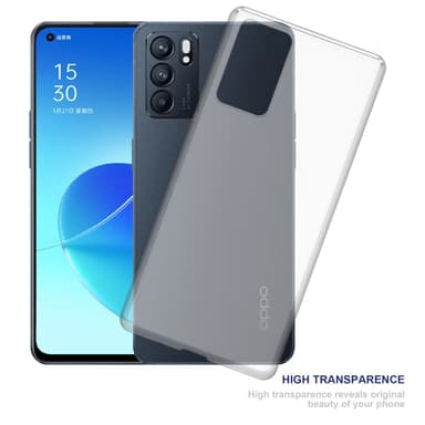 Oppo Reno6 5G Skal Fodral Case (Transparent)