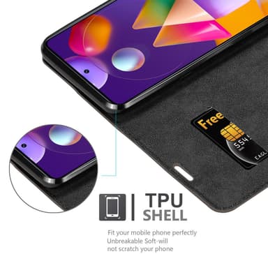 Samsung Galaxy M31s Skal Fodral Case (Brun)