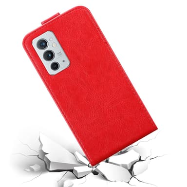 OnePlus 9RT 5G Flipfodral Skal (Röd)