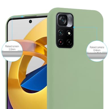 Skal Xiaomi POCO M4 PRO 5G Fodral Case (Grön)