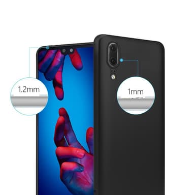 Skal Huawei P20 Fodral Case (Svart)