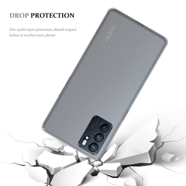 Oppo Reno6 5G Skal Fodral Case (Transparent)