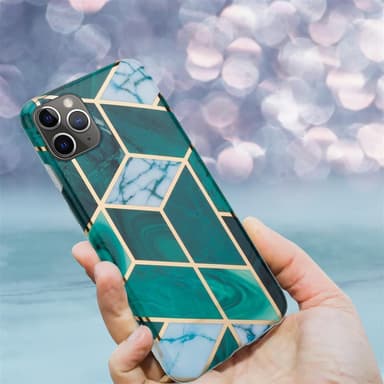 iPhone 11 PRO MAX Plånboksfodral Skal (Grön)