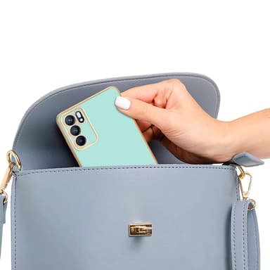 Oppo Reno6 5G Skal Fodral Case (Grön)