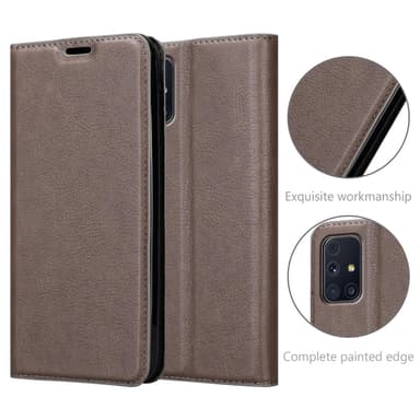 Samsung Galaxy M31s Skal Fodral Case (Brun)