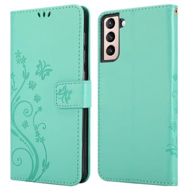Samsung Galaxy S21 5G Plånboksfodral Skal (Turkos)