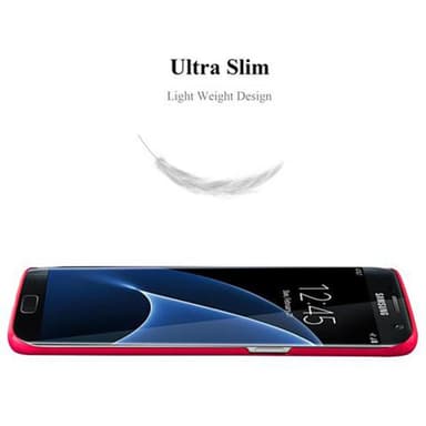 Samsung Galaxy S7 EDGE Skal Fodral Case (Röd)