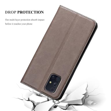 Samsung Galaxy M31s Skal Fodral Case (Brun)