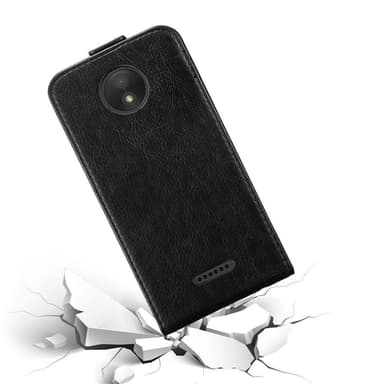 Motorola MOTO C PLUS Flipfodral Skal (Svart)