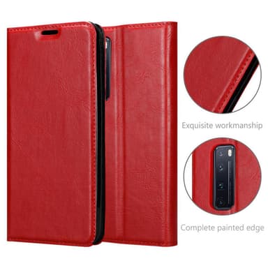 Huawei NOVA 7 PRO 5G Skal Fodral Case (Röd)