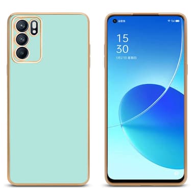 Oppo Reno6 5G Skal Fodral Case (Grön)