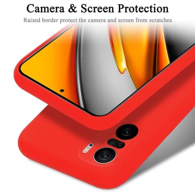 Xiaomi Mi 11i / POCO F3 Skal Fodral Case (Röd)