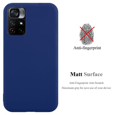 Skal Xiaomi POCO M4 PRO 5G Fodral Case (Blå)
