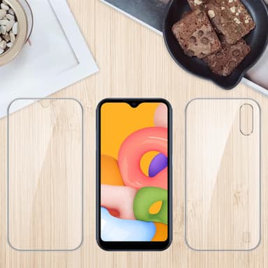 Skal Samsung Galaxy A01 Fodral Case (Transparent)