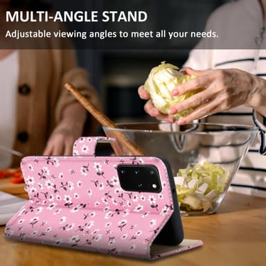 Samsung Galaxy S20 PLUS Plånboksfodral Skal (Rosa)
