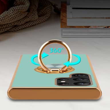 Samsung Galaxy S22 ULTRA Skal Fodral Case (Turkos)