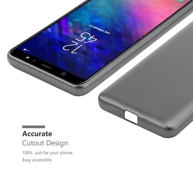 Skal Samsung Galaxy A6 PLUS 2018 Fodral Case (Grå)