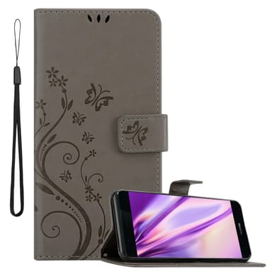 Huawei P9 PLUS Plånboksfodral Skal (Grå)