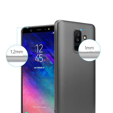 Skal Samsung Galaxy A6 PLUS 2018 Fodral Case (Grå)