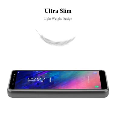 Skal Samsung Galaxy A6 PLUS 2018 Fodral Case (Grå)