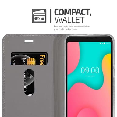 WIKO Y60 Plånboksfodral Skal (Grå)