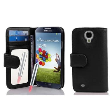 Samsung Galaxy S4 Plånboksfodral Skal (Svart)