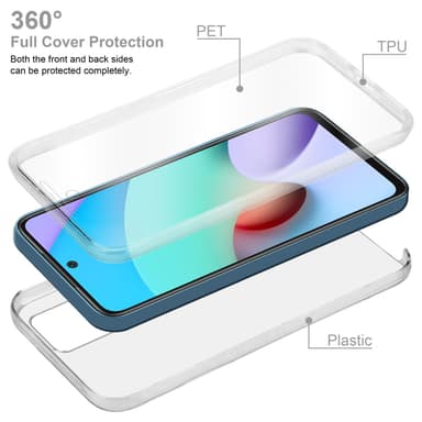 Skal Xiaomi RedMi 10 Fodral Case (Transparent)