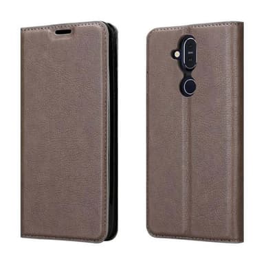 Nokia 7.1 PLUS / X7 Skal Fodral Case (Brun)