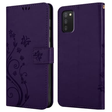 Samsung Galaxy A03s Plånboksfodral Skal (Lila)