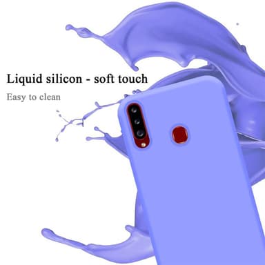 Samsung Galaxy A20s Skal Fodral Case (Lila)