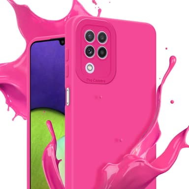 Samsung Galaxy A22 4G Skal Fodral Case (Rosa)