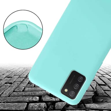 Samsung Galaxy A02s Skal Fodral Kedja (Turkos)