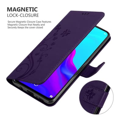 Huawei NOVA 4 Plånboksfodral Skal (Lila)