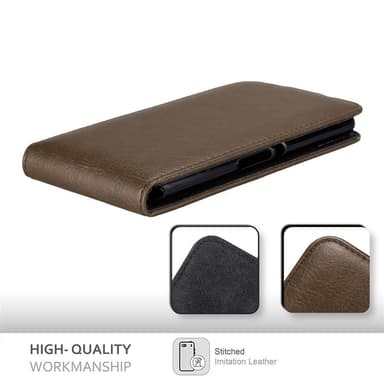 Sony Xperia E3 Flipfodral Skal (Brun)