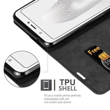 BQ Aquaris C Skal Fodral Case (Svart)