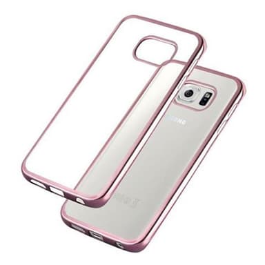 Samsung Galaxy S6 EDGE Skal Fodral Case (Rosa)