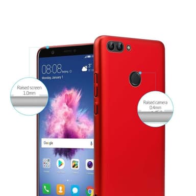 Huawei P SMART 2018 / Enjoy 7S Skal Fodral Case (Röd)
