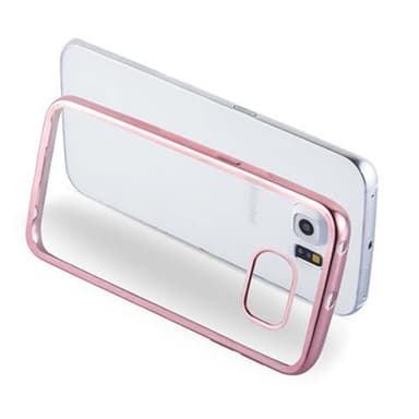 Samsung Galaxy S6 EDGE Skal Fodral Case (Rosa)