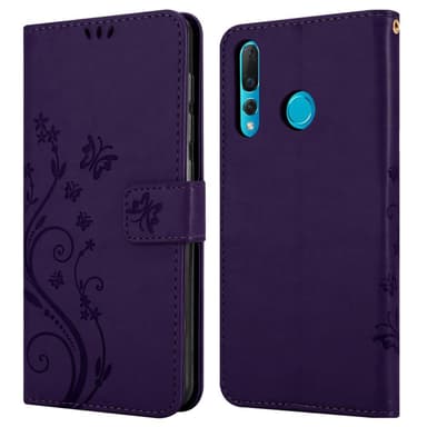 Huawei NOVA 4 Plånboksfodral Skal (Lila)