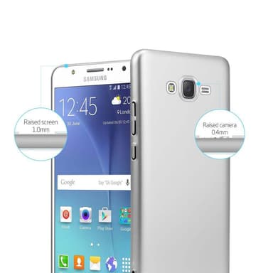 Samsung Galaxy J7 2015 Skal Fodral Case (Silver)