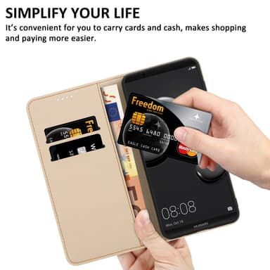 Huawei MATE 10 PRO Plånboksfodral Skal (Blå)