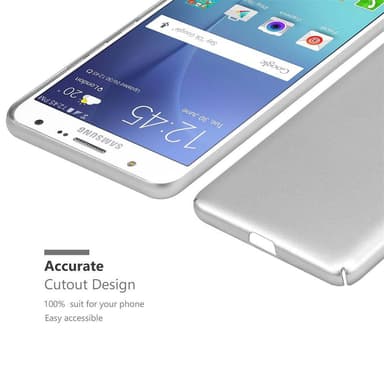 Samsung Galaxy J7 2015 Skal Fodral Case (Silver)