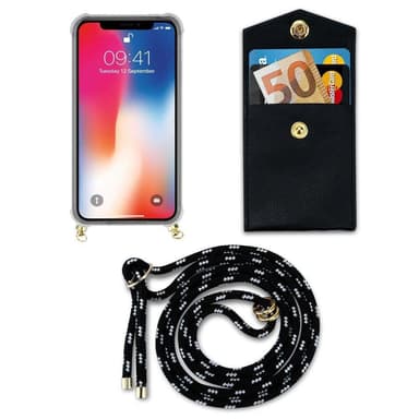 iPhone XS MAX Skal Fodral Kedja (Svart)