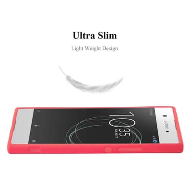 Skal Sony Xperia XA1 Fodral Case (Röd)