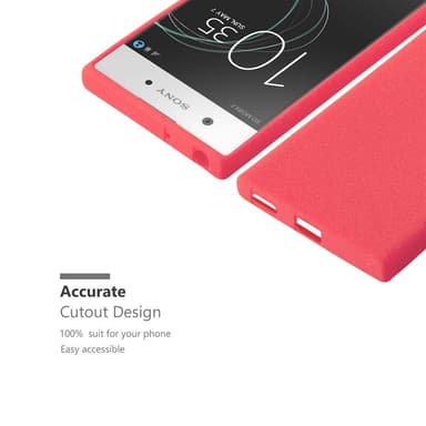 Skal Sony Xperia XA1 Fodral Case (Röd)